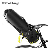 Bike Saddle Bag Waterproof Large Capacity Foldable Tail Rear 20L