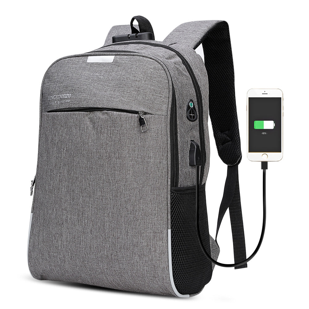 USB Charging Bag Night Reflection Anti-theft Backpack